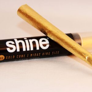Shine 24K Gold Cone Pre-Rolled Paper